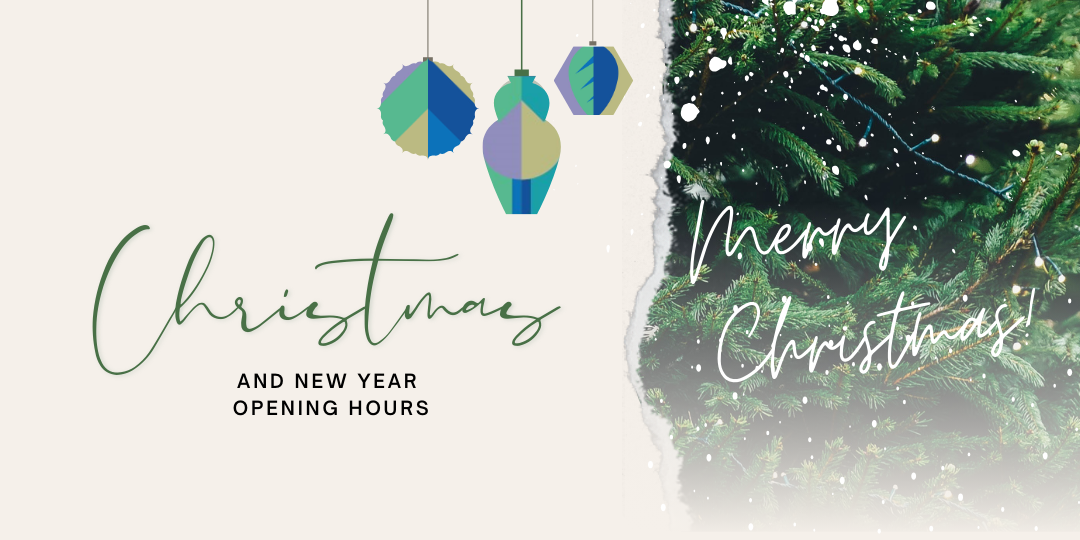 Christmas and New Year Opening Hours 2024/2025